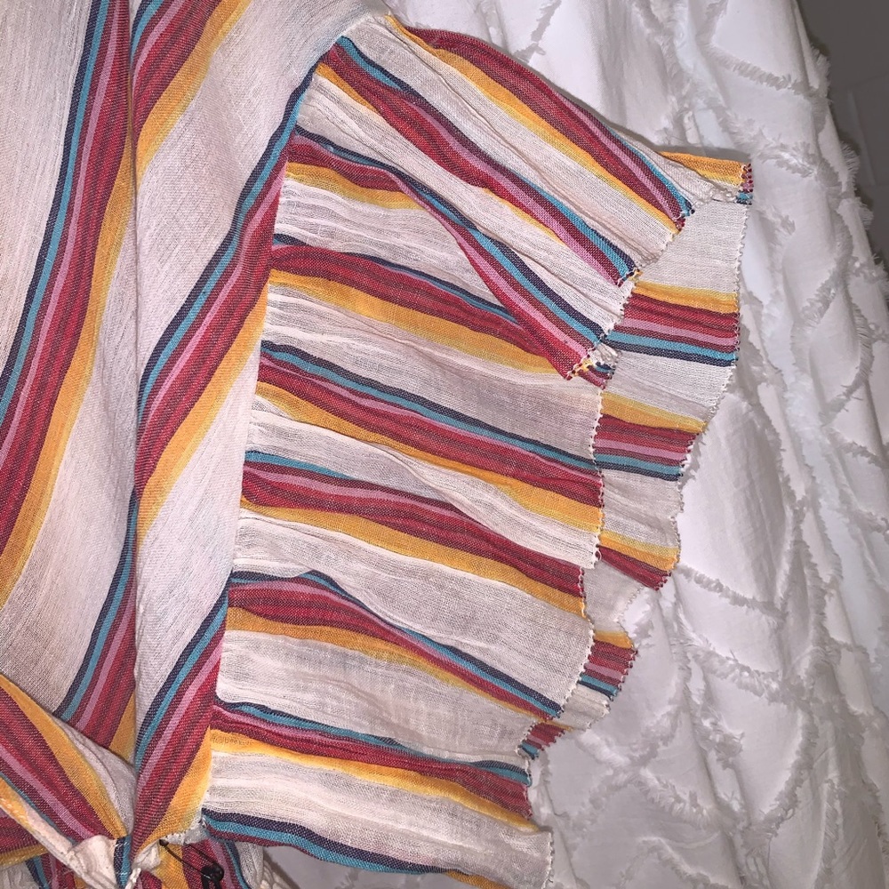 SAYLOR Multicolor Striped Jumpsuit - Picture 4 of 4